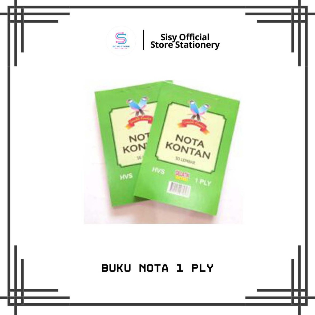 

Buku Nota Kontan 1 Ply Kecil - Nota Kecil 1 Ply