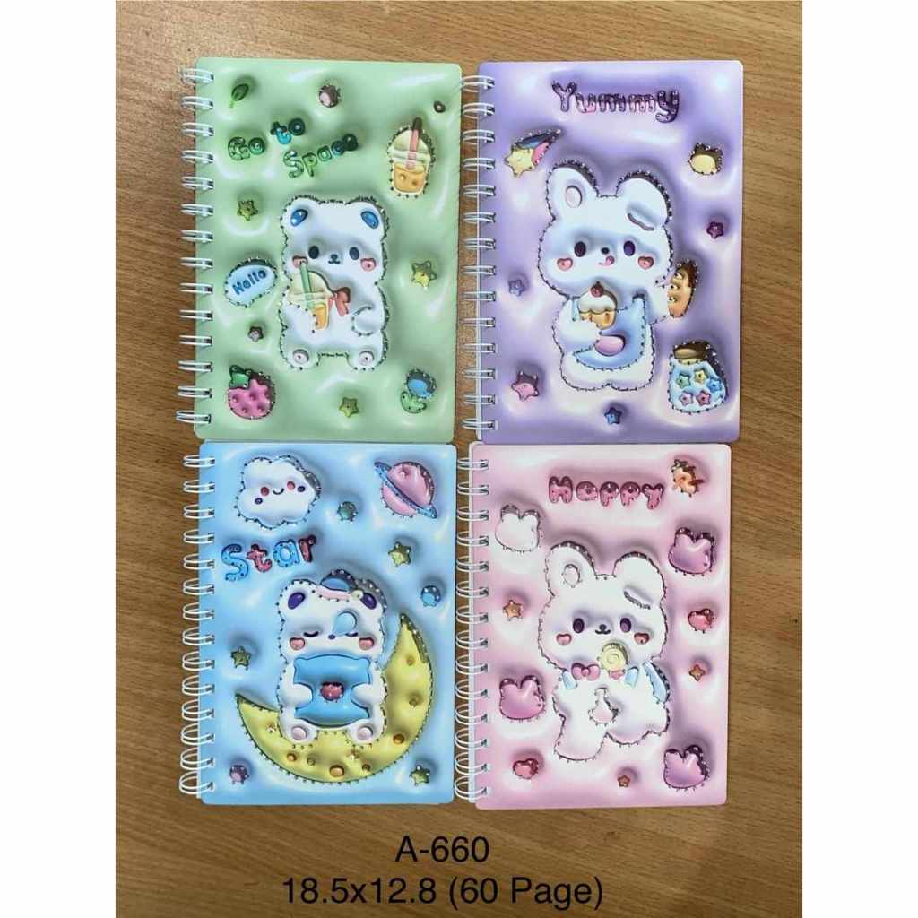 

Diary book/Notebook dengan 4 warna dan gambar, isi perbook 60 halaman