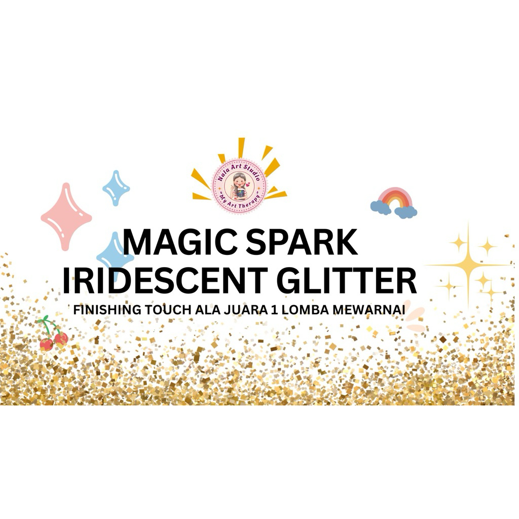 

Glitter Aurora Putih Finishing Mewarnai