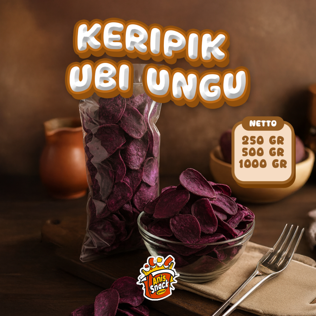 

Keripik Ubi Ungu / Keripik Ubi / Keripik Ungu / Keripik Tela Ungu