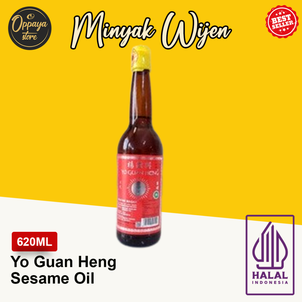 

Minyak Wijen Masak Cap Matahari Yo Guan Heng Sesame Oil 620 Ml Halal