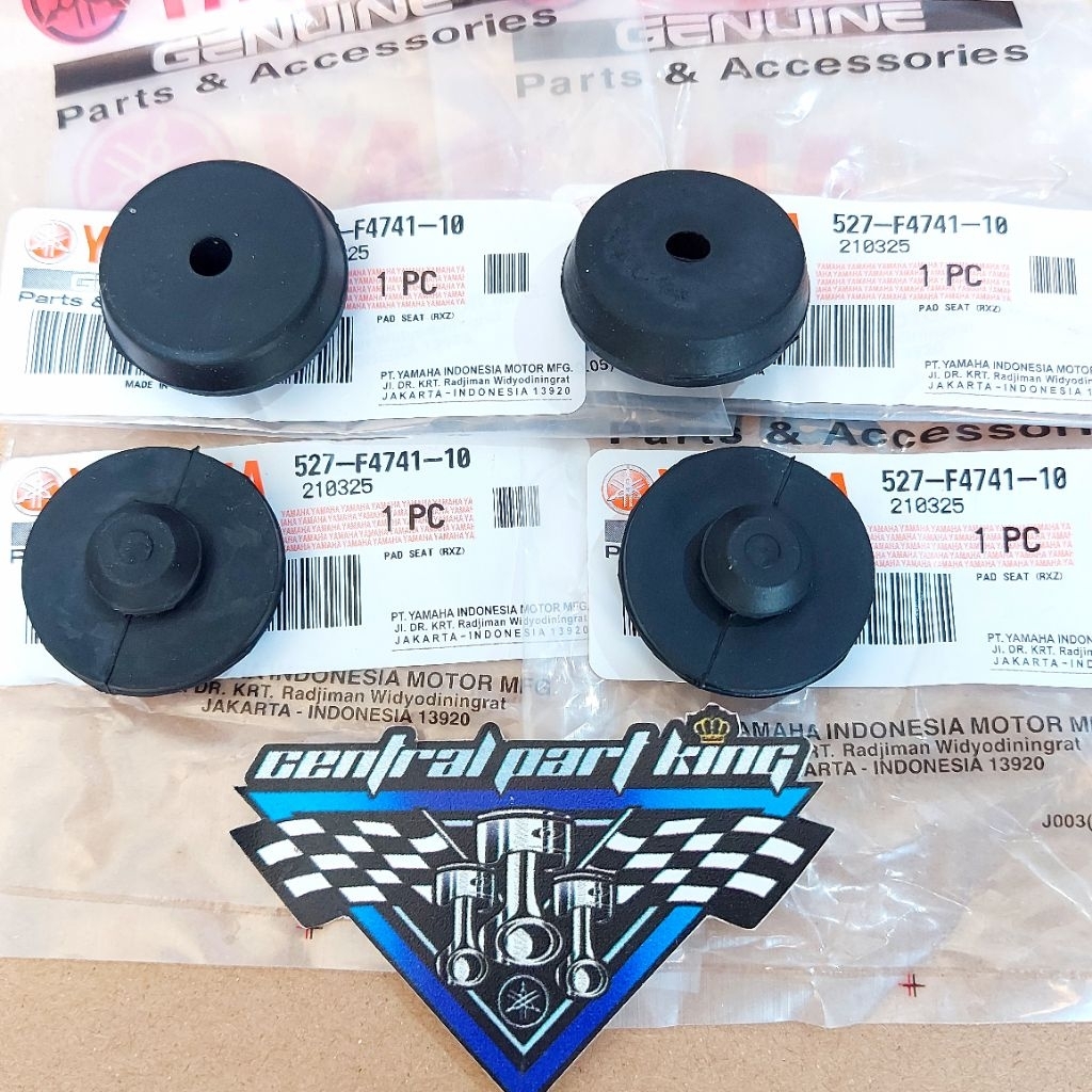 PAD SEAT RUBBER / KARET DAMPER SADEL JOK RX KING,RXS,YT115,RXZ ASLI ORI ORIGINAL YAMAHA YGP 527-F474