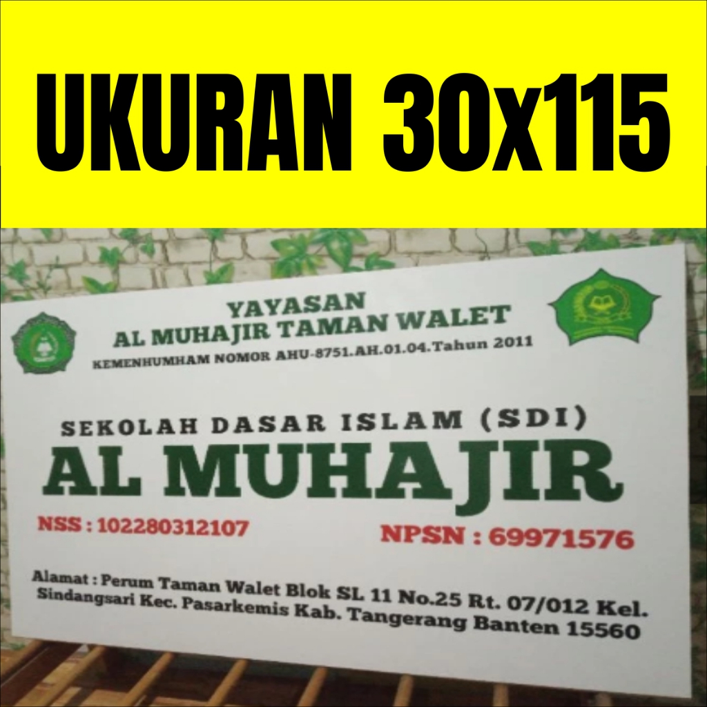 

Papan Nama Acrylic 30x115 Papan Nama Dokter Plang Bidan Praktek Sekolah Sign Label 30*115 Akrilik