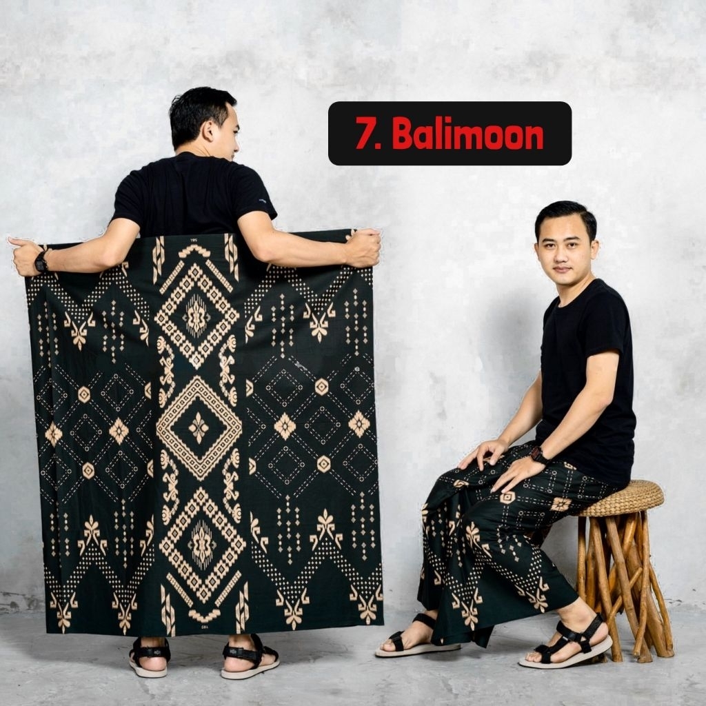 FREE ONGKIR SARUNG BATIK HITAM RAYON GOYOR BEST SELLER SANTRI DEWASA PUTRI PUTRA PEKALONGAN