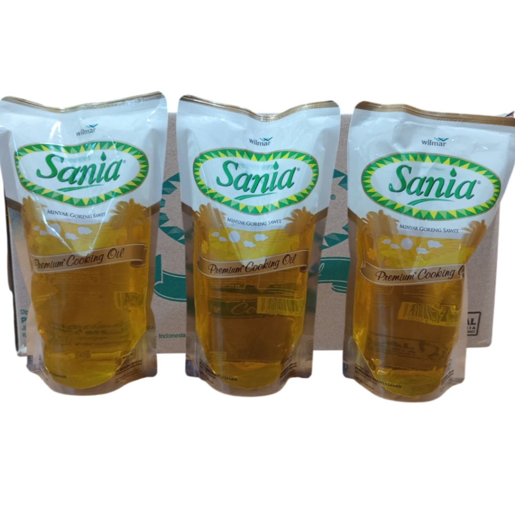 

Minyak Goreng Sawit Sania Kemasan Pouch 800ml Pkt 3 Pouch Oil