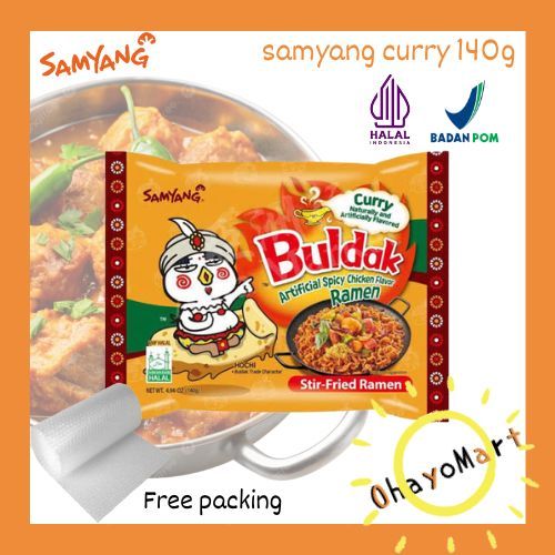 

Samyang Curry buldak spicy ramen / Samyang green rasa ayam kari pedas 140g