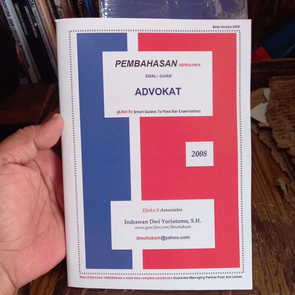 Buku PEMBAHASAN SOAL-UJIAN ADVOKAT