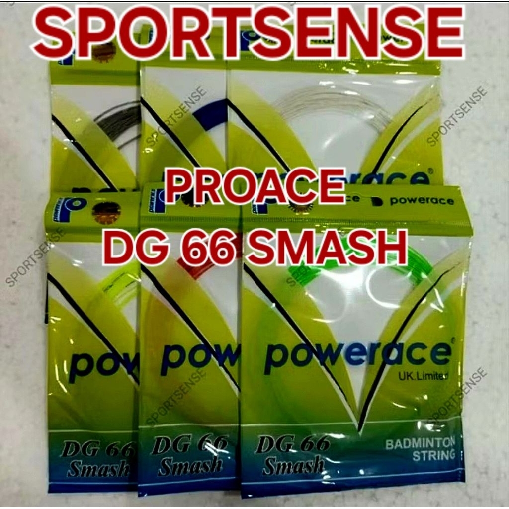 Senar Badminton Pro Ace Power Powerace DG 66 Smash original
