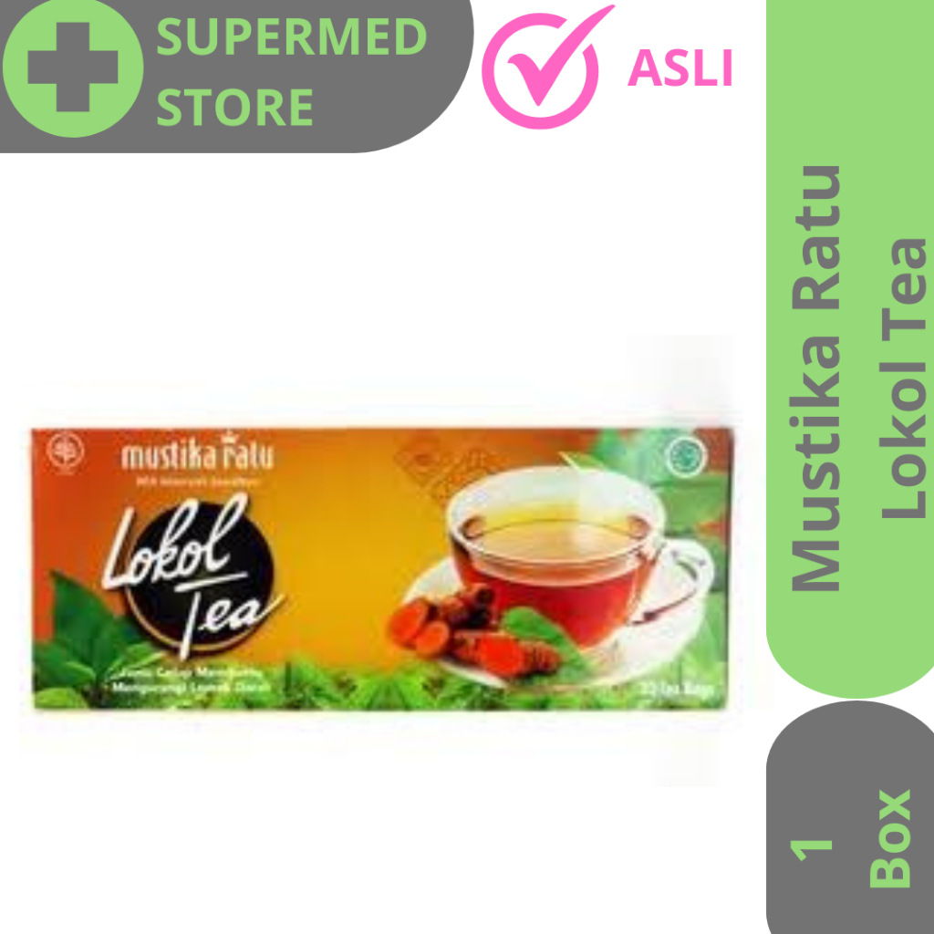 

Mustika Ratu Lokol Tea Isi 30 / Teh Celup Membantu Mengurangi Lemak Darah