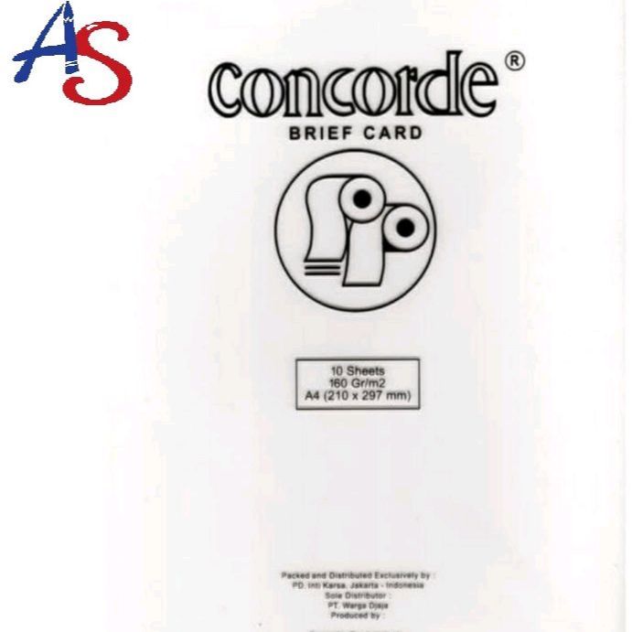 Kertas Concorde A4 160 & 200 Gram (10 Sheets)