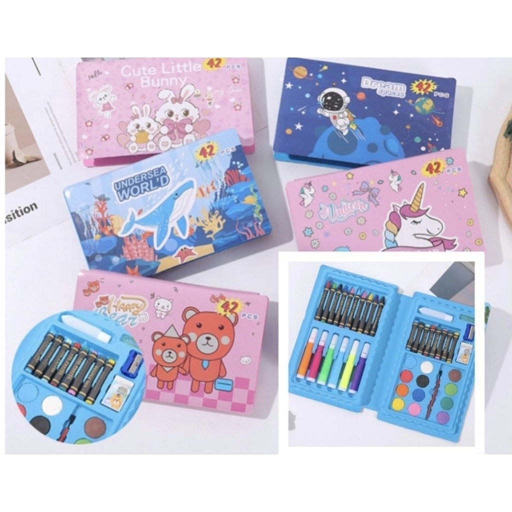 

SALE!! Crayon set 42pc | Pensil warna