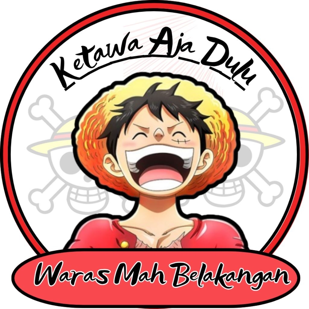 

Sticker Anime One Piece Case Hp Vynil Waterproff / Sticker Helm