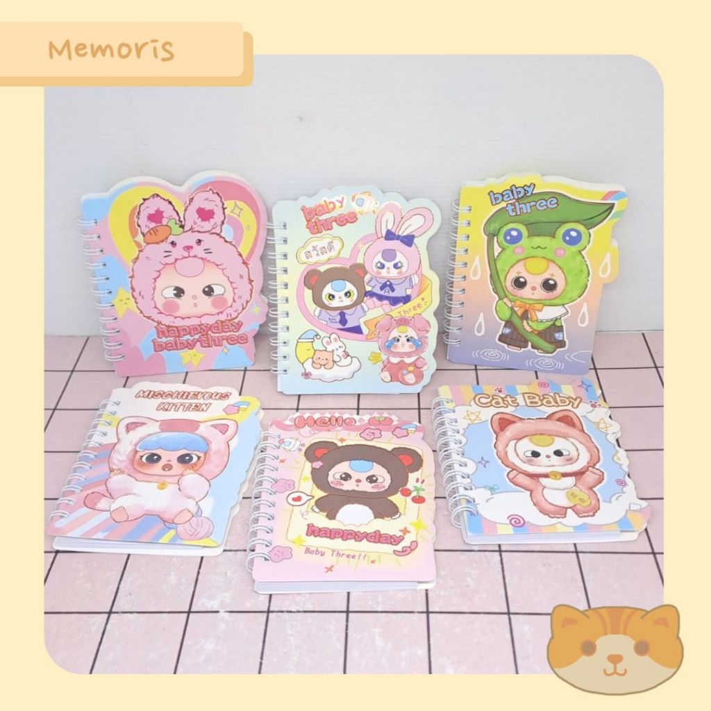 

Buku Tulis Note Book Mini Pond Ring A7 Notes Scrapbook Catatan Memo Baby Three