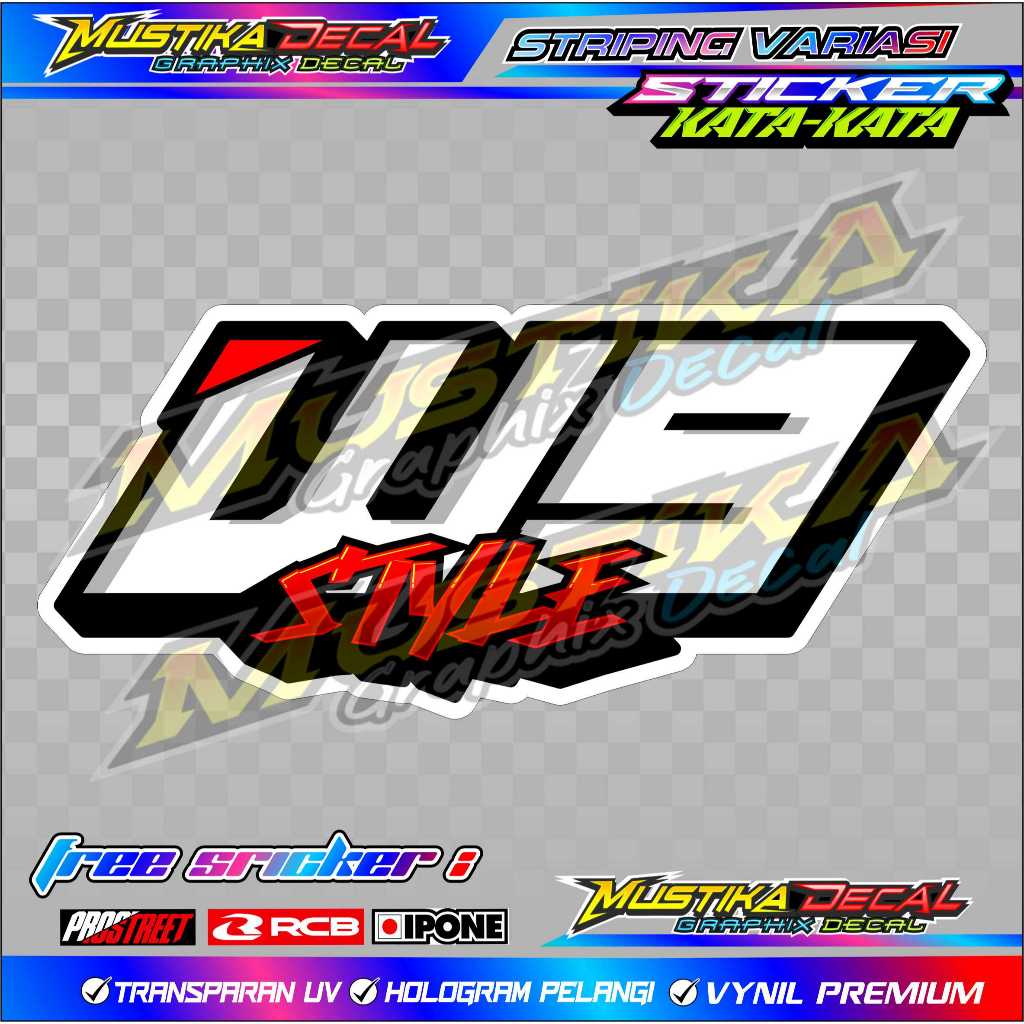 

STICKER KATA KATA "NATUS VINCERE" LAMINASI GLOSSY