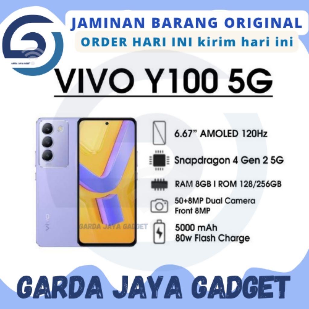 VIVO Y100 5G 8/128GB SECOND LIKE NEW