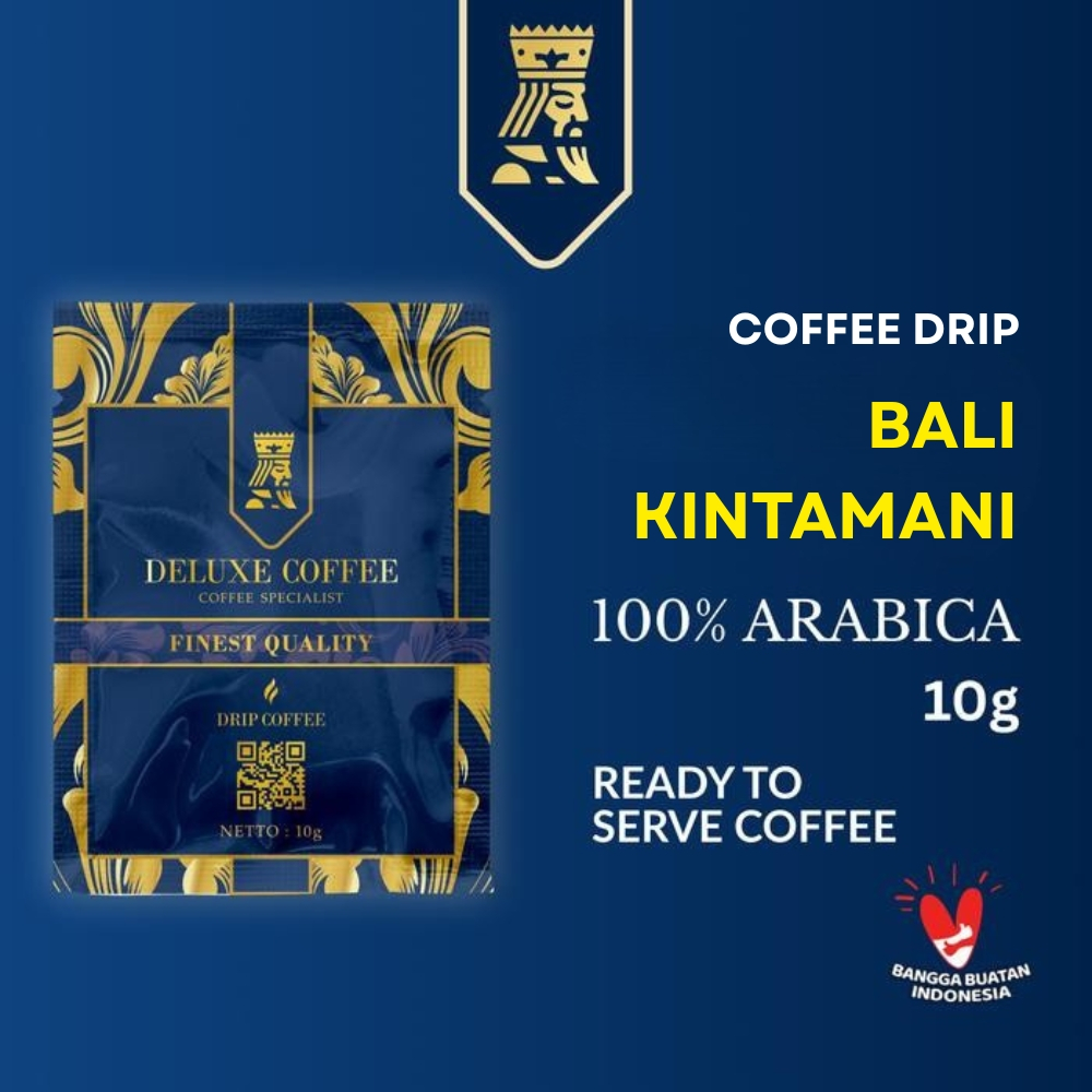 

DELUXE COFFEE - Kopi Drip Bag Arabika - Bali Kintamani 10gr