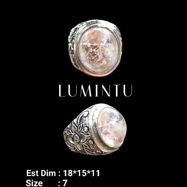 Cincin Kinyang Karang/Kinyang Air/Rock Quartz