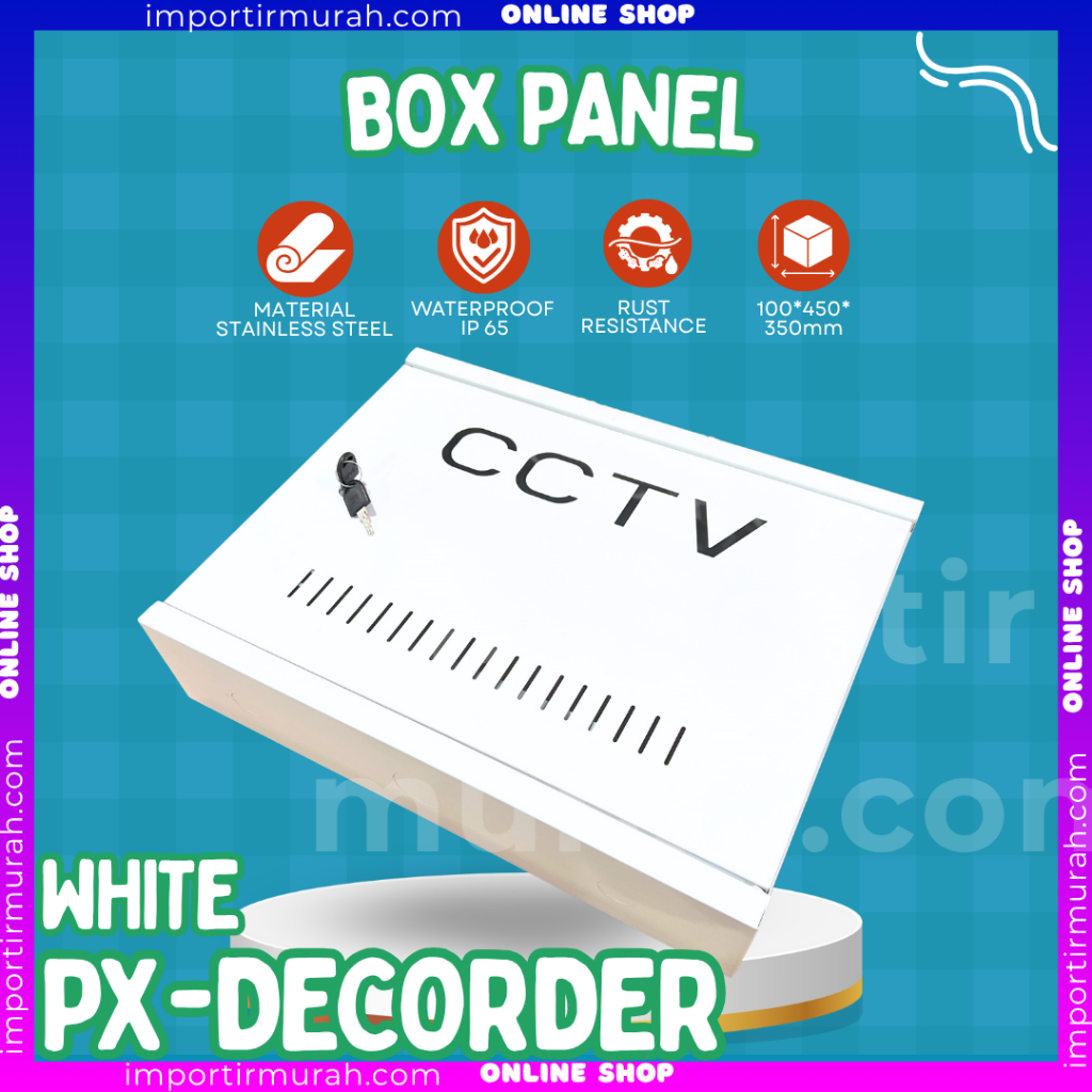 BOX PANEL DVR Box Pelindung DVR dengan Kunci khusus CCTV Security