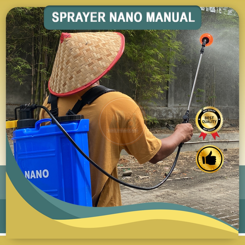 BOOSTER, JITU, NANO Tangki Sprayer Manual 16 Liter Alat Semprot Desinfektan Perkebunan Tanaman Horti