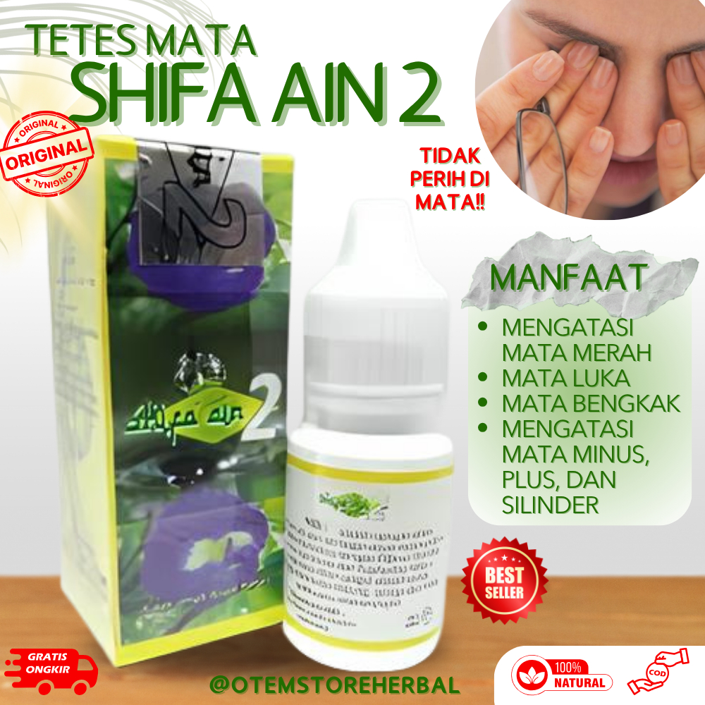 Syifa Ain 2 Tetes Mata Asli & Manjur | Solusi Mata Minus Plus, Katarak, Pandangan Berbayang