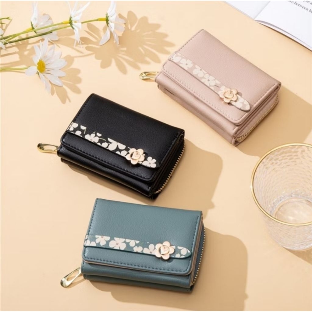 HANA WALLET - PRETTYZYS -  Dompet wanita - Dompet kartu - Dompet Import