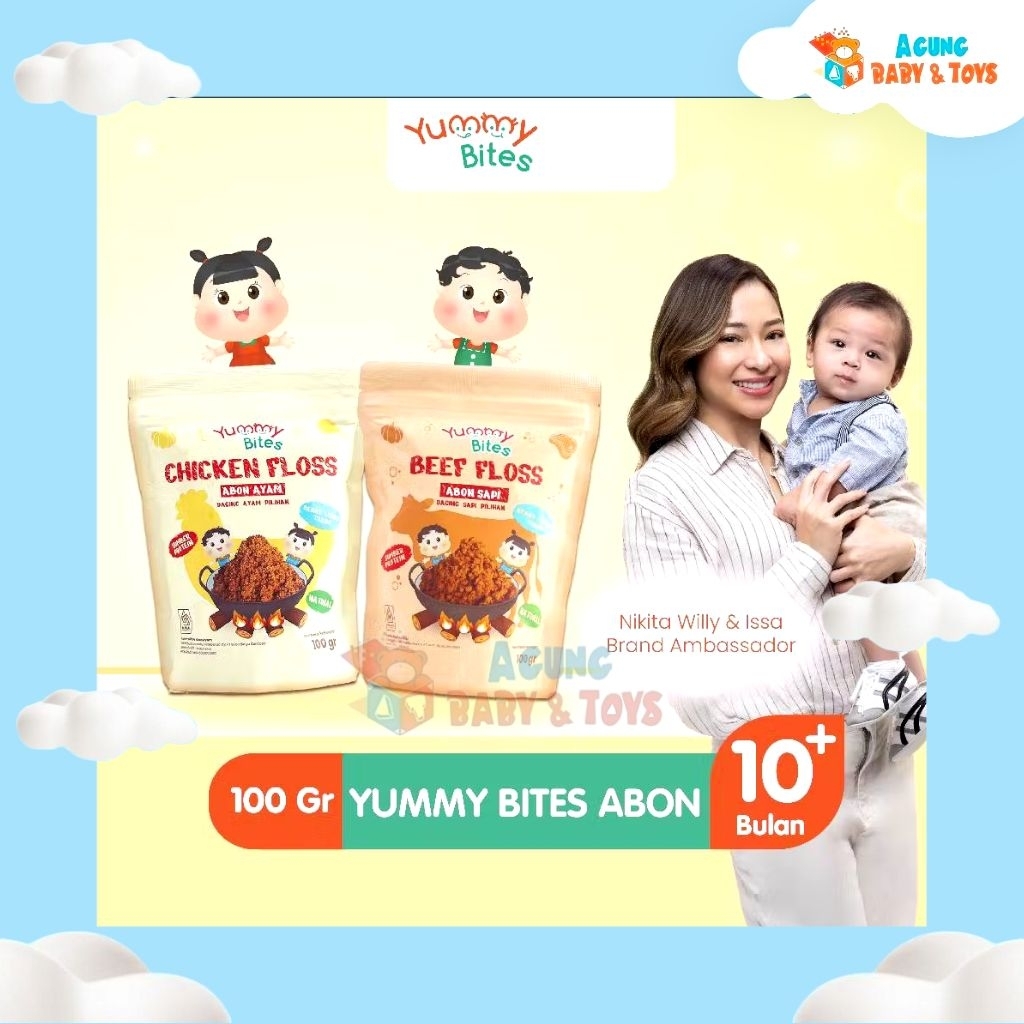 

Yummy Bites Abon 10m+ / abon mpasi 100g