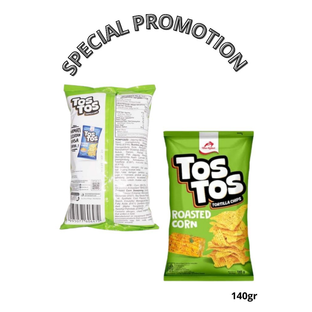 

Snack Tos Tos Tortila Chips 140gr