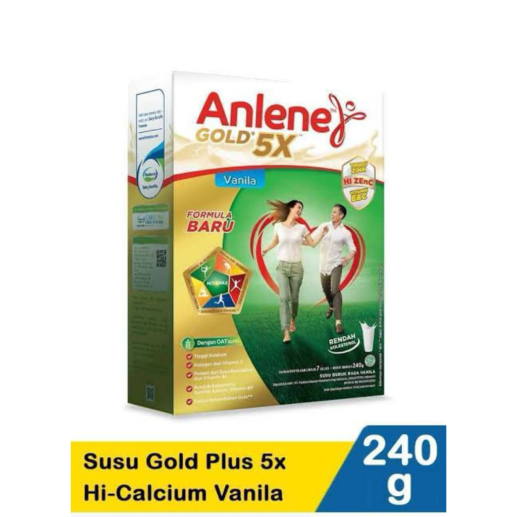 

ANLENE GOLD VNLA,COKLAT,PLAIN 230gr