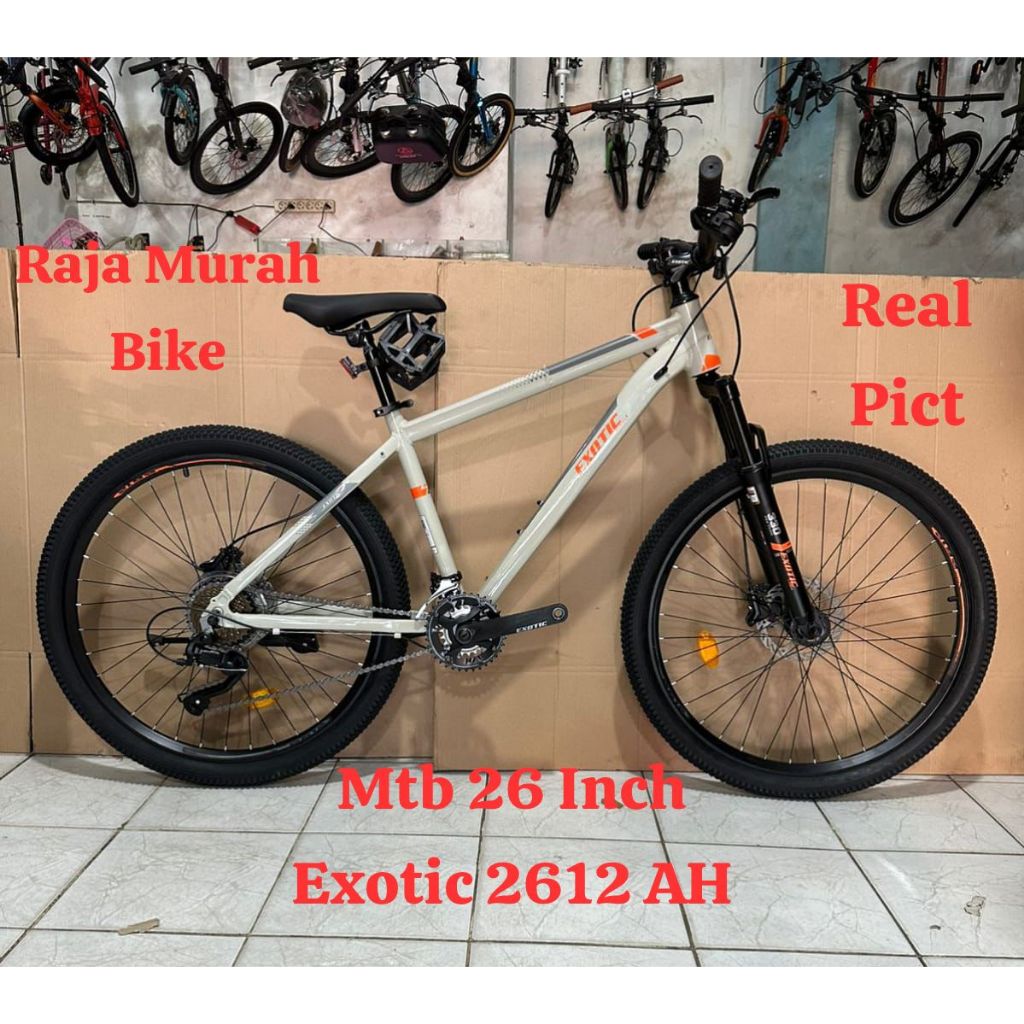 Sepeda Gunung MTB Exotic 2612 AH 26 Inch Sepeda MTB Exotic 26 Inch 2612 AH Sepeda Gunung Exotic Rem 