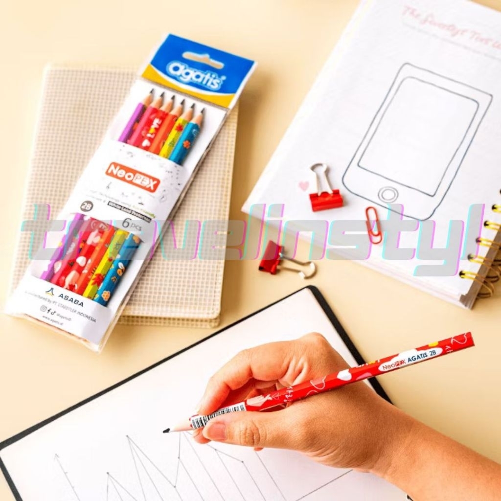

Pensil Set isi 6pcs - Pensil Karakter
