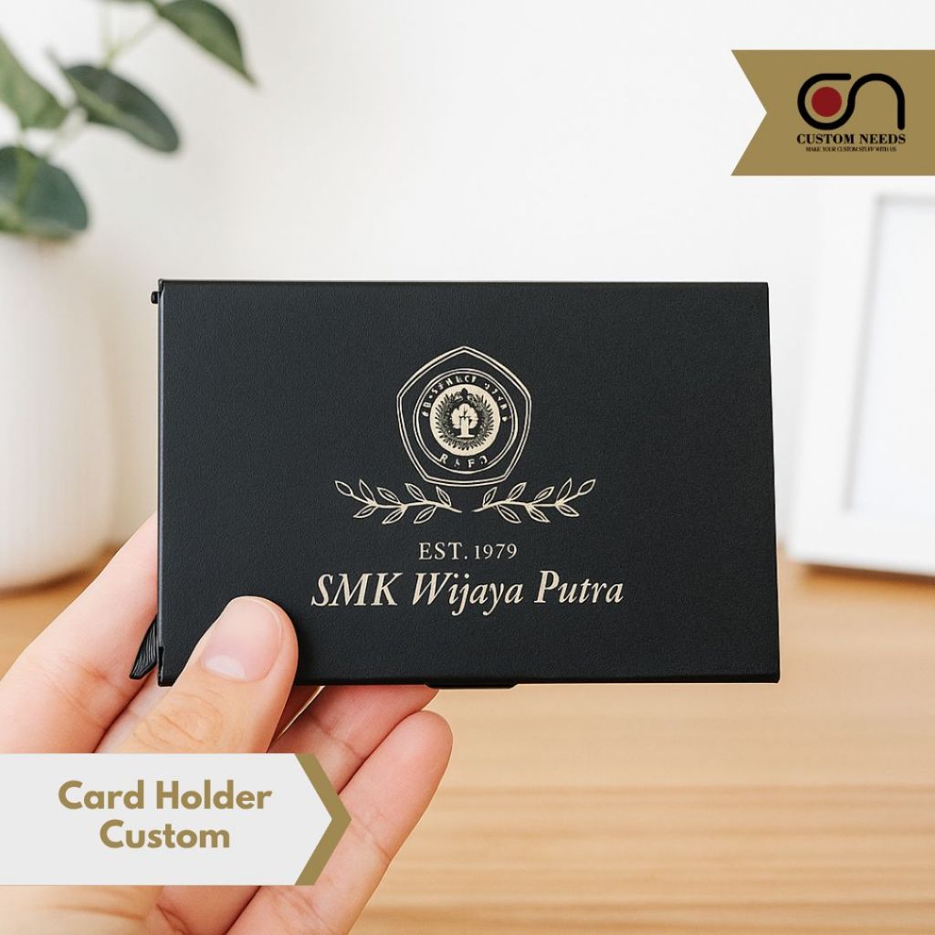 

CARD HOLDER STAINLESS CUSTOM GRAFIR CARD HOLDER CUSTOM