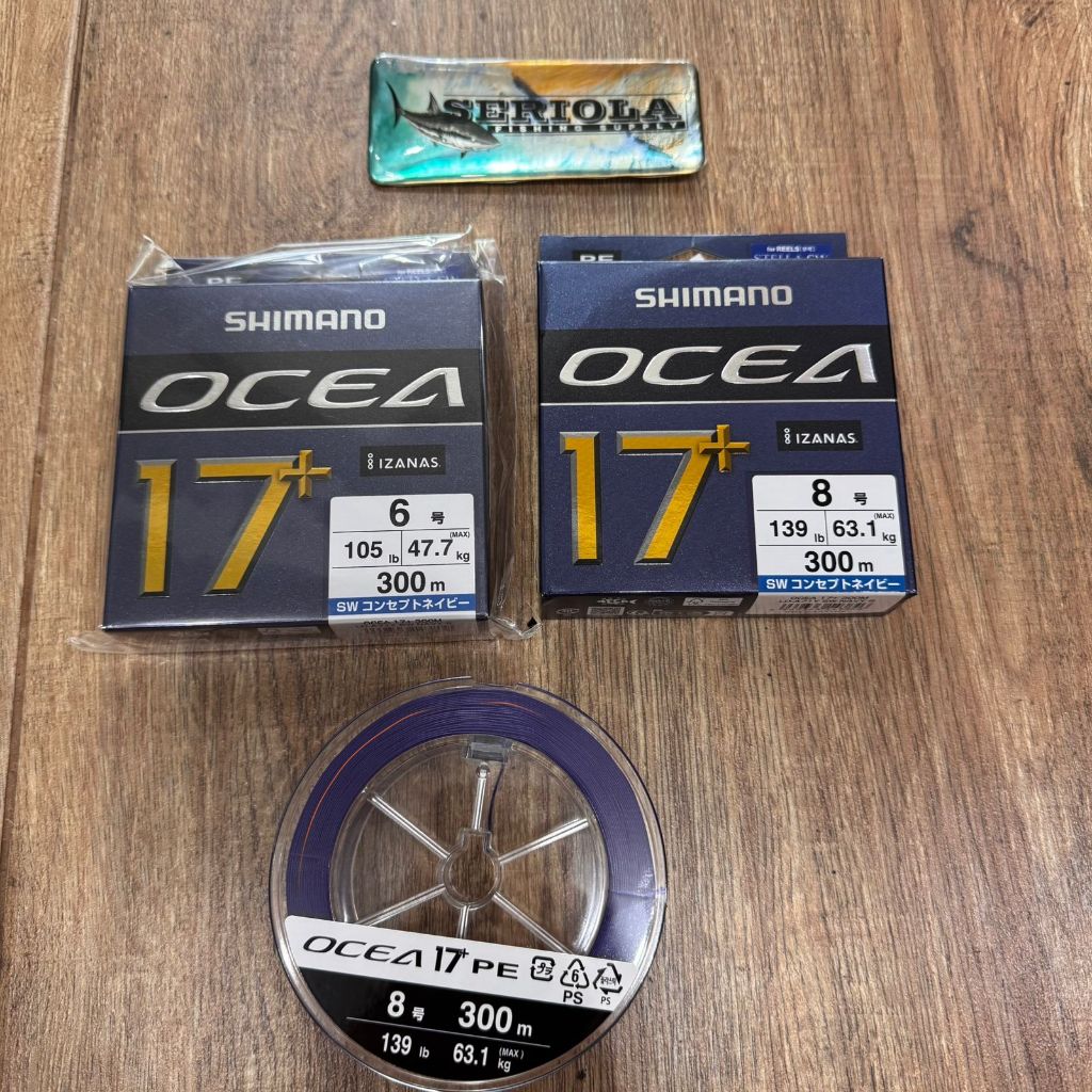 SHIMANO OCEA 17+ PE FLOATING 300M WARNA NAVY