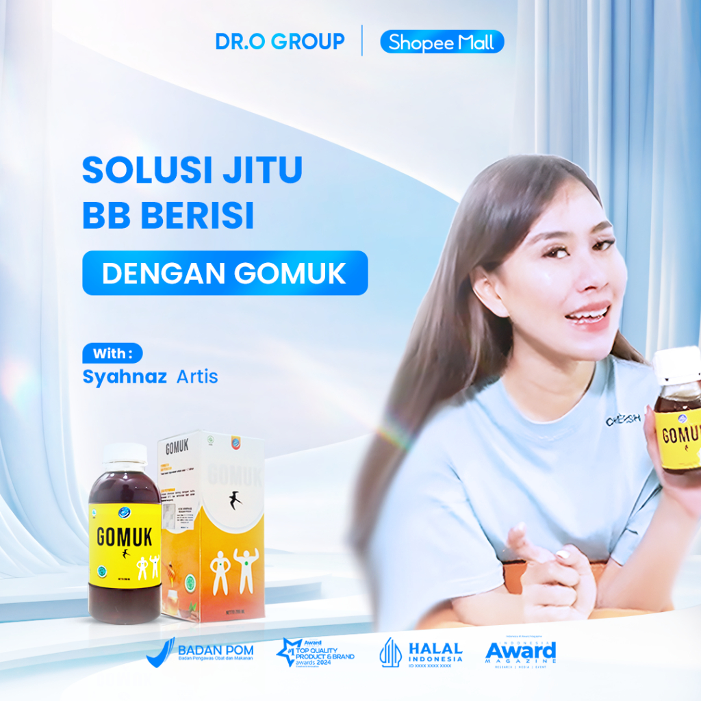 Gomuk & Gomuk Pro / Penggemuk Herbal/ 200ml/ Bpom Approved
