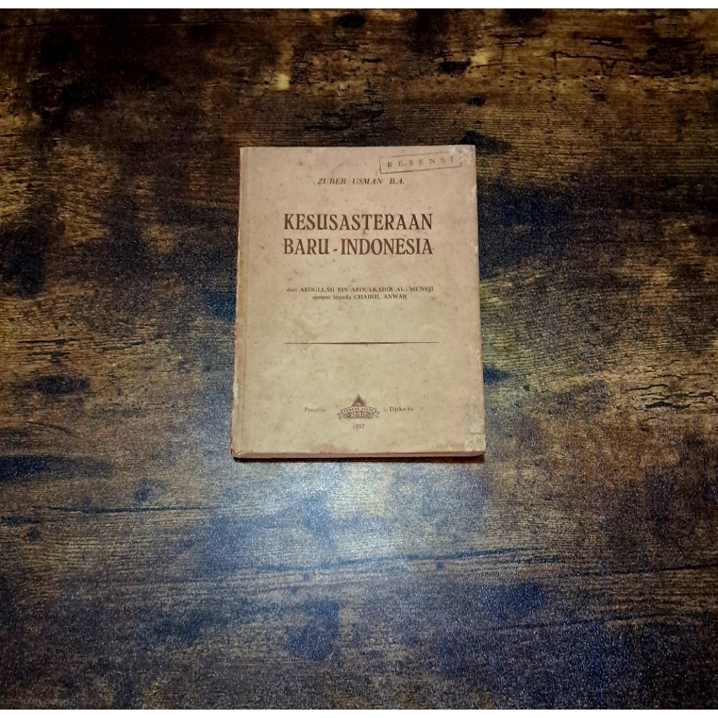 KESUSASTERAAN BARU INDONESIA - ZUBER USMAN