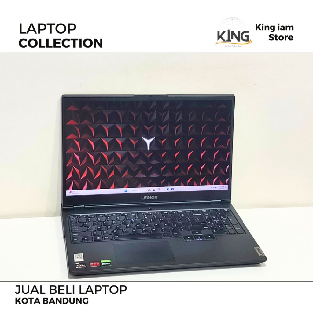 Lenovo Legion 5 Gaming Ryzen 7 GTX1650Ti RAM 16GB SSD 512GB | Laptop Gahar Murah