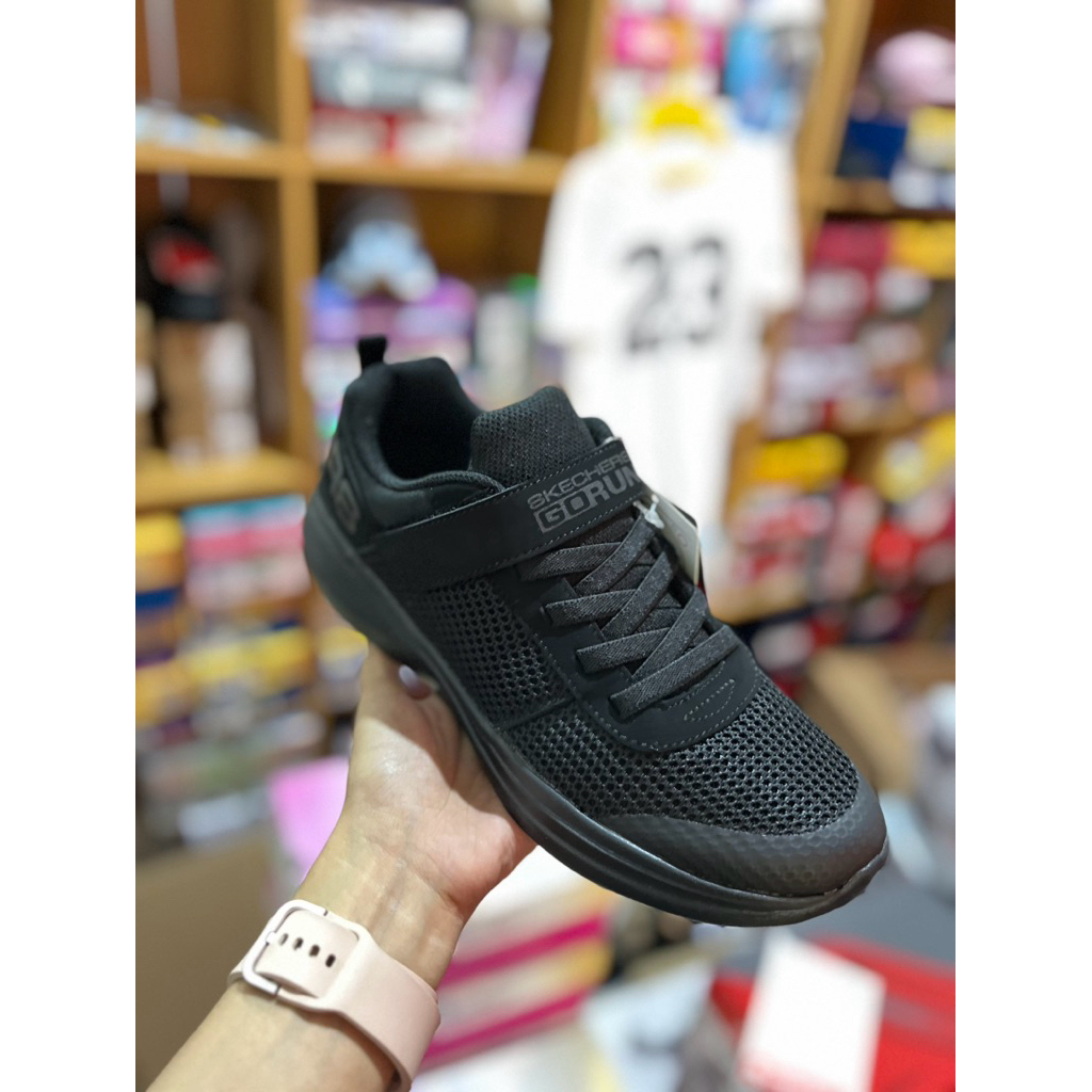 Skechers 97877L / BBK GO RUN FAST DENZO KIDS BLACK 31  32 34 35 38 39.5