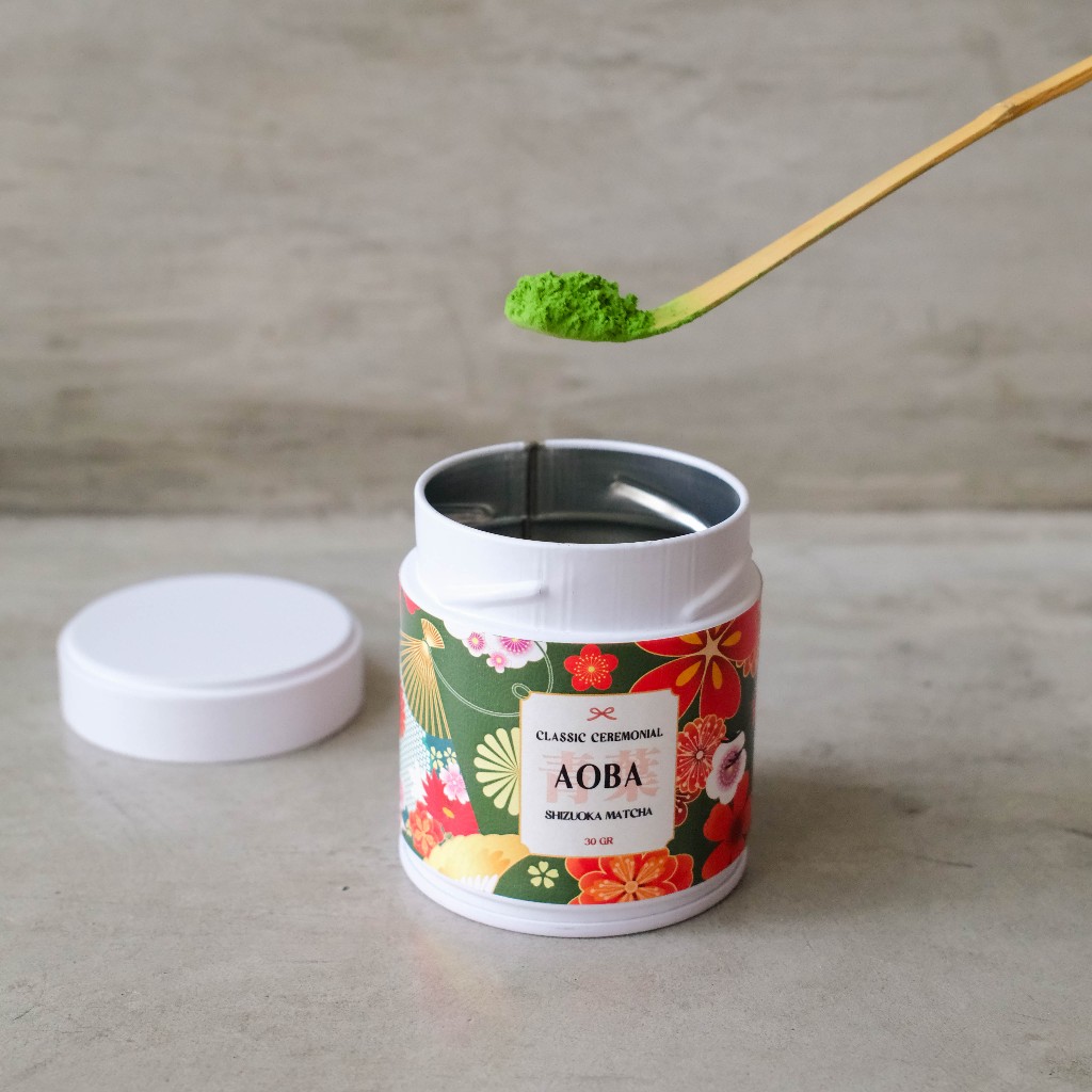 

Bubuk Matcha Pure Matcha Aoba Classic Ceremonial Shizuoka 30 gr / Aoba 30gr
