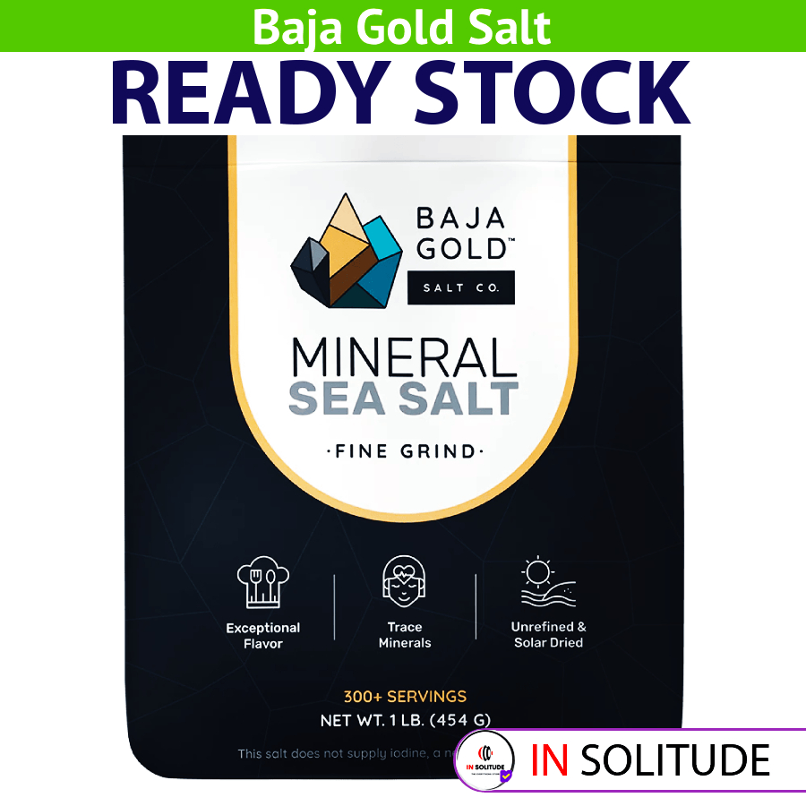 

Garam Baja Gold Mineral Sea Salt 454 gr Natural Grain & Fine Grain Made in USA