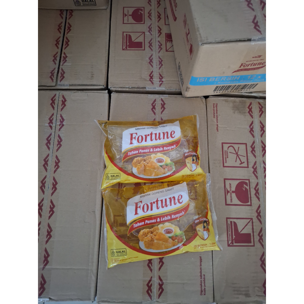 

Minyak Goreng 1 Liter Fortune Bantal Kartonan