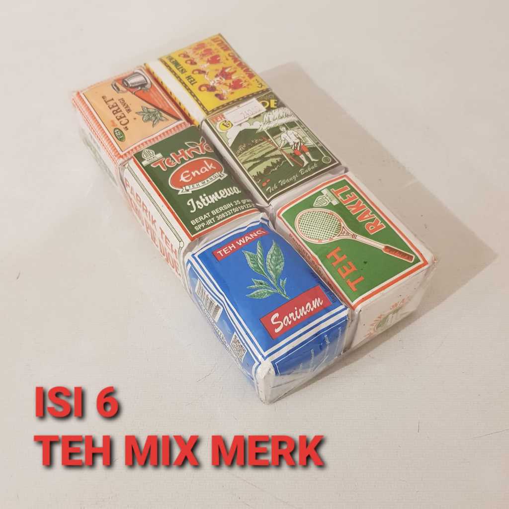 

6 TEH MIX MERK