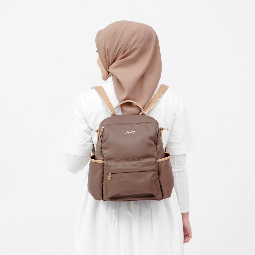 Nagita Namira Backpack by Hody Bag Pusat Official - Tas Ransel Wanita Nylon
