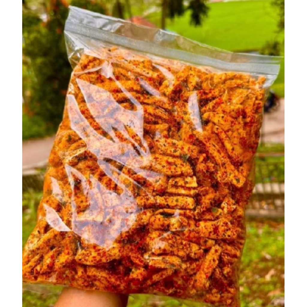 

Basreng Stik 2500gr pedas daun jeruk bumbu melimpah
