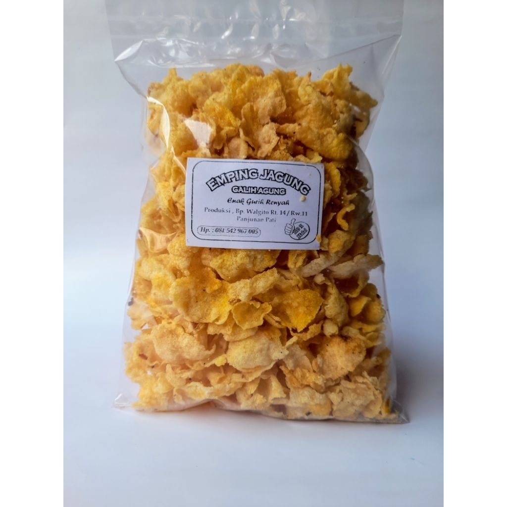 

Emping Jagung Snack Cemilan Sehat Keluarga 100 gram