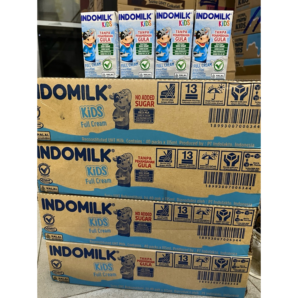 

Indomilk Full Cream Susu Uht 115ml isi 40 pcs per dus / karton (instan / Gosand ) exp 2026 special price