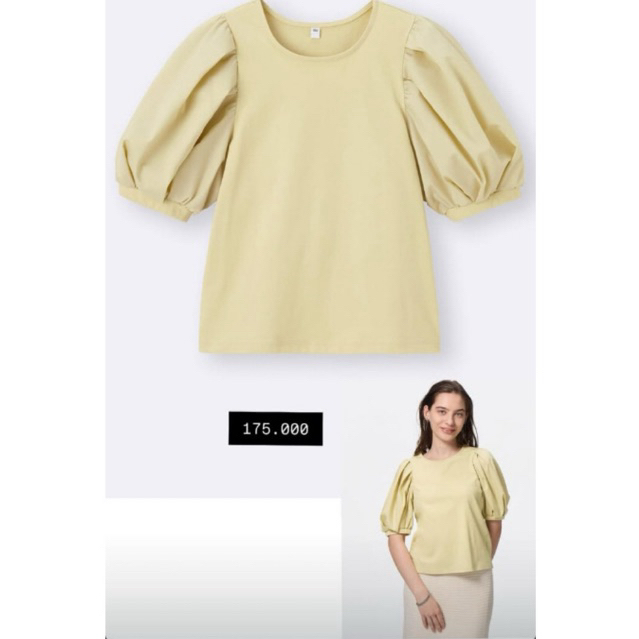 GU - blouse volume sleeve