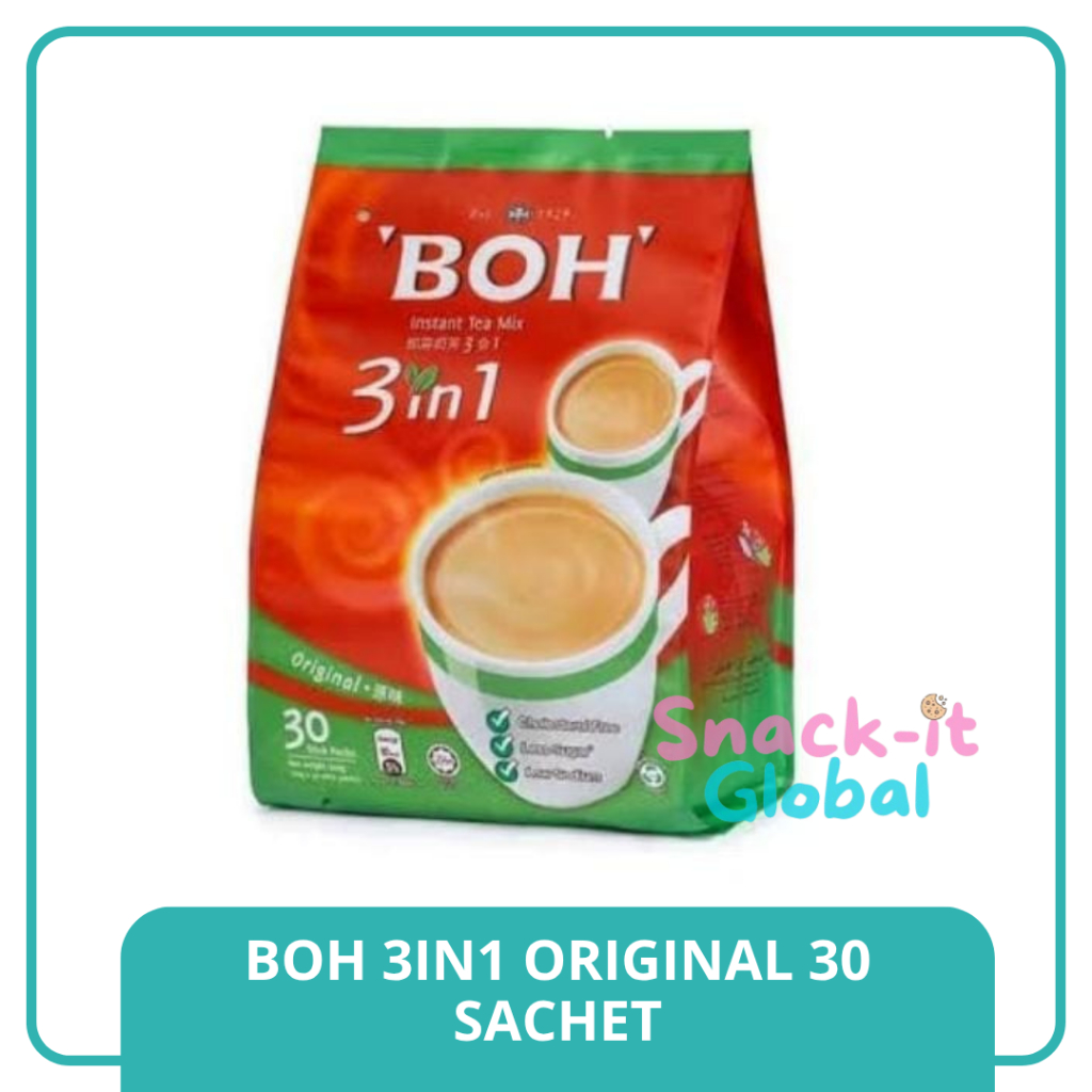 

Boh 3 in 1 tea mix original ( 20 g x 30 sachet)