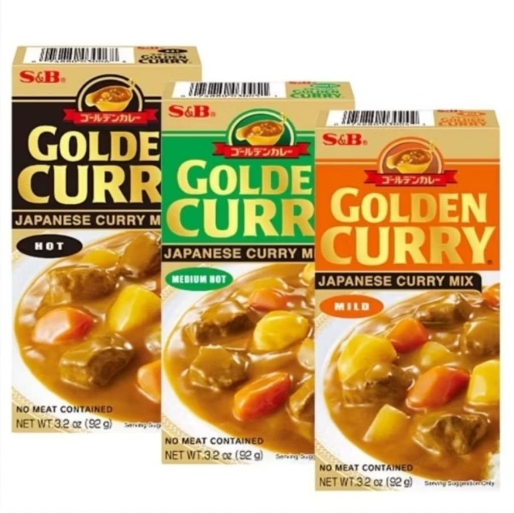 

Golden Curry S&B 92gr Kari Jepang Kare