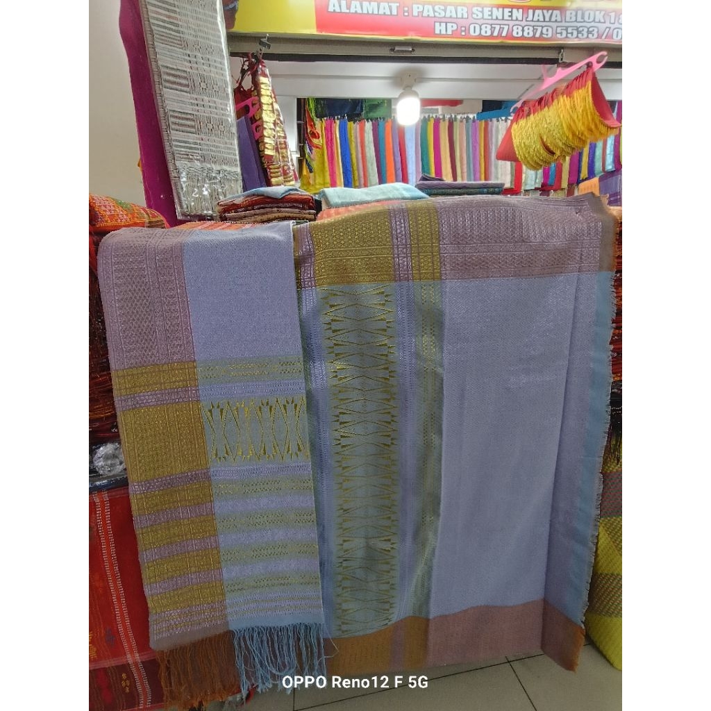 SONGKET TUMTUMAN TTS BENANG KRISTAL SEMI SUTRA BEMBERT.