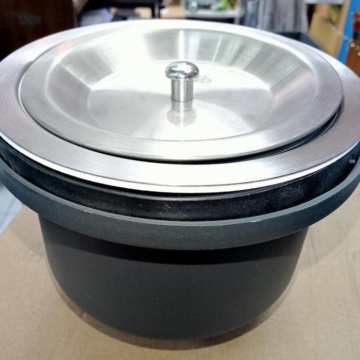 AFUR JUMBO BAK SINK CUCI PIRING STAINLESS SUS 304 UKURAN 14 CM STENLIS TEBAL DAN COVER 2 LAPIS ANTI 