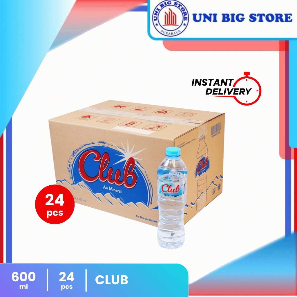 

Club Air Mineral Botol 600 ml DUS 24 Pcs